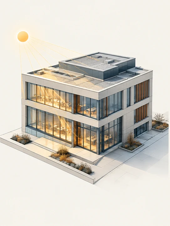 Koncepčná ilustrácia služby – Svetlotechnika